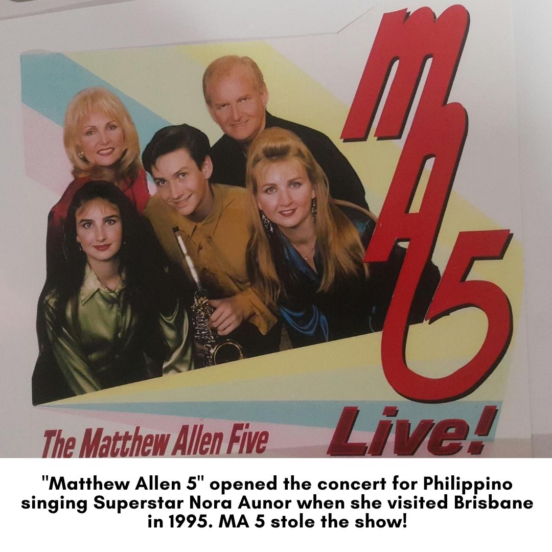 The Matthew Allen 5 on stage